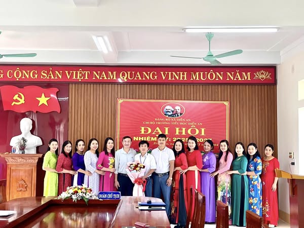 Đại hội Chi bộ Trường Tiểu học DIễn An nhiệm kỳ 2025- 2027